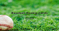 Desktop Screenshot of baseball-rookies.com